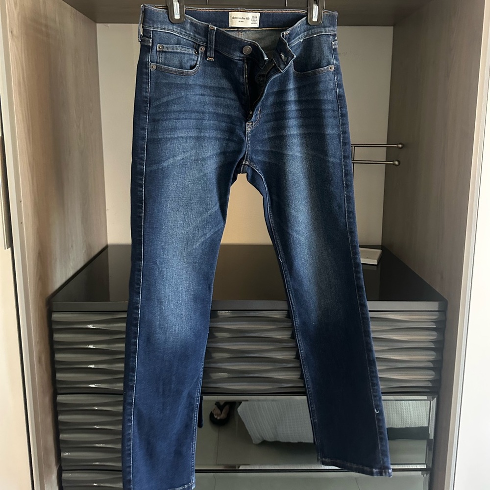 Abercrombie Boy Kids Dark Blue Skinny Jeans